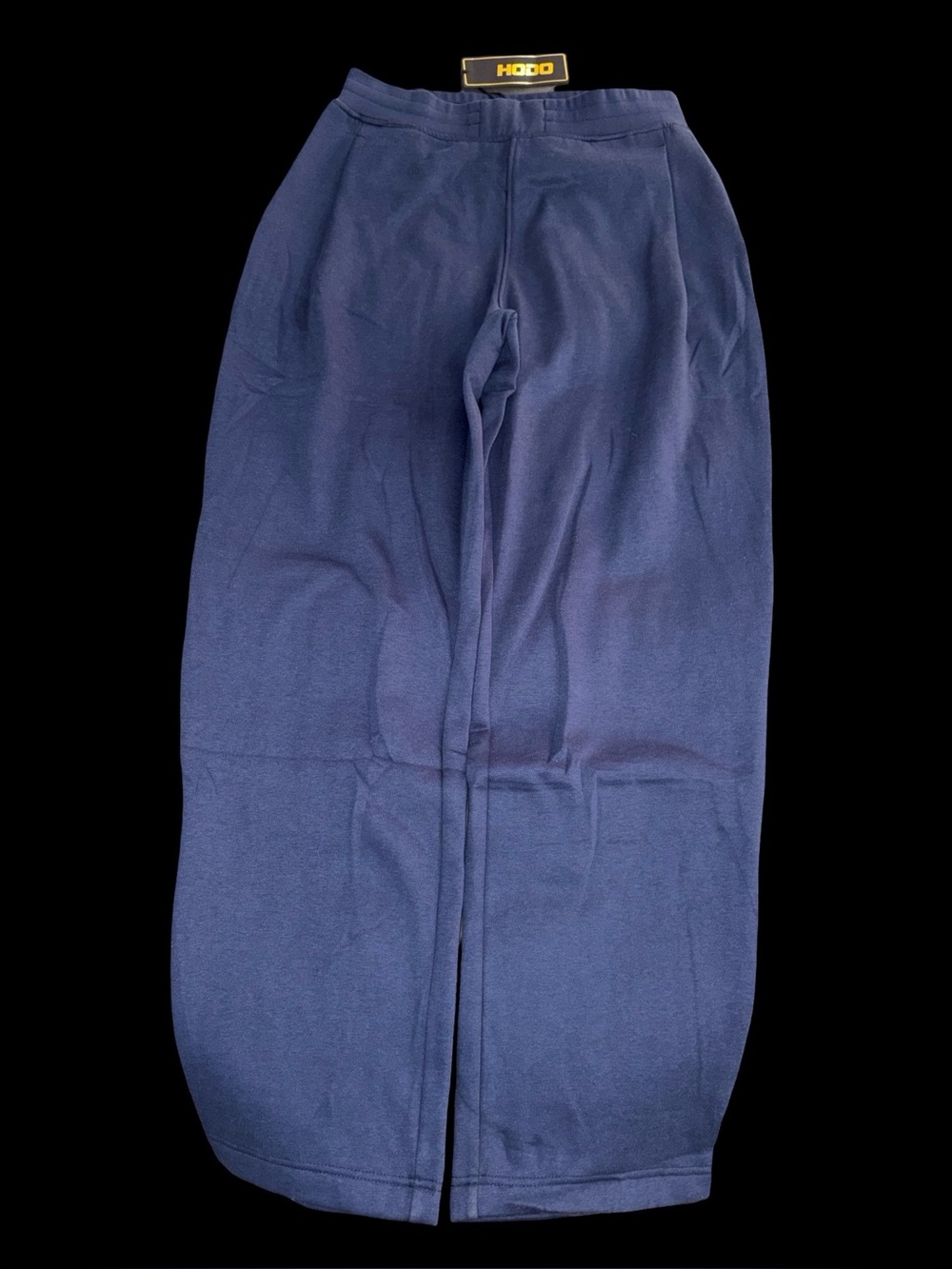 NWT HODO Navy Blue Wide Leg Sweatpants Lounge Pants Size L Tall 34” Inseam